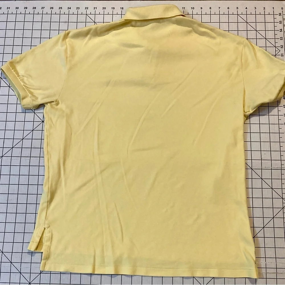 Polo Ralph Lauren Men’s‎ Medium Yellow Polo Shirt with Blue Pony